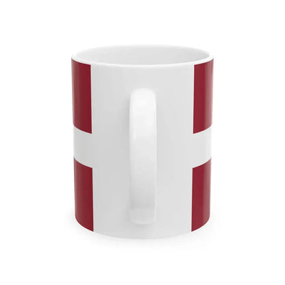 Flag of Latvia (Latvia) White Coffee Mug - Go Mug Yourself