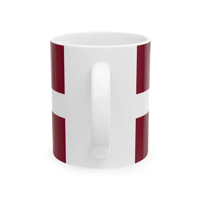 Flag of Latvia WFB 2004 (Latvia) White Coffee Mug - Go Mug Yourself