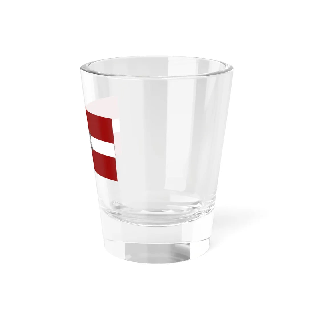 Flag of Latvia with coat of arms (Latvia) Shot Glass 1.5oz - Go Mug Yourself