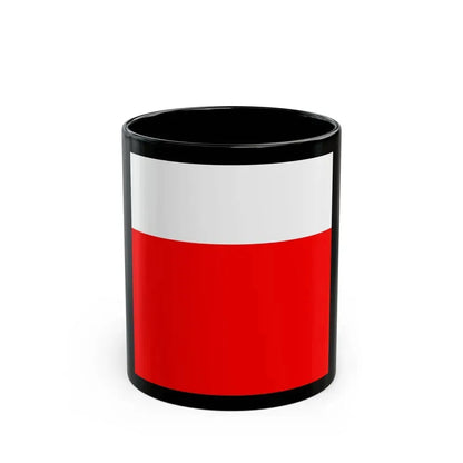 Flag of Lausanne Switzerland - Black Coffee Mug 11oz - Go Mug Yourself