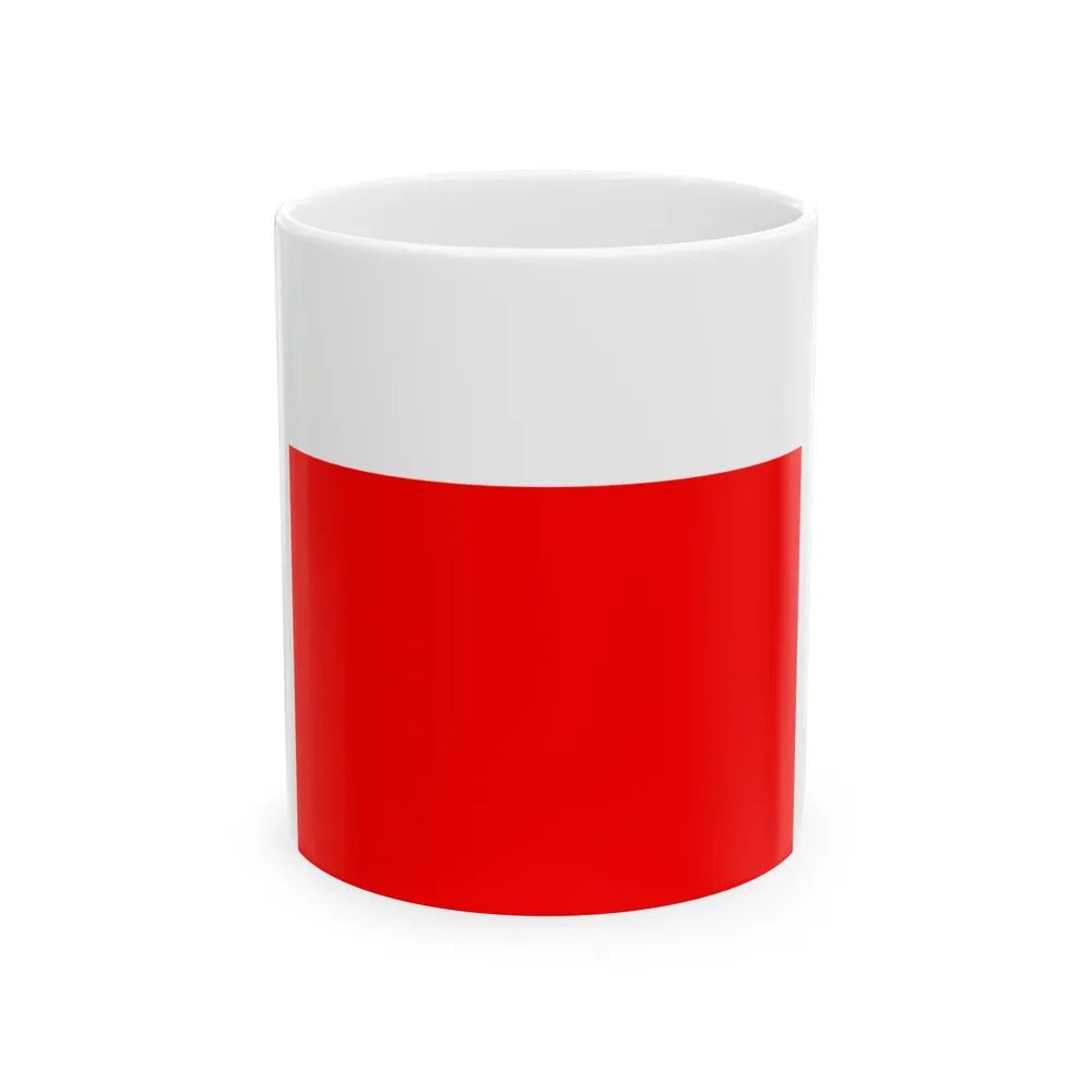 Flag of Lausanne Switzerland - White Coffee Mug-11oz-Go Mug Yourself