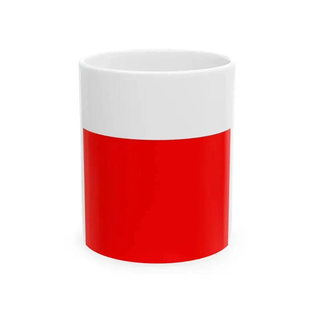 Flag of Lausanne Switzerland - White Coffee Mug 11oz - Go Mug Yourself