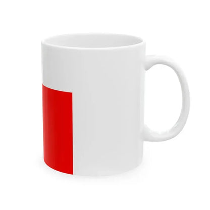 Flag of Lausanne Switzerland - White Coffee Mug - Go Mug Yourself
