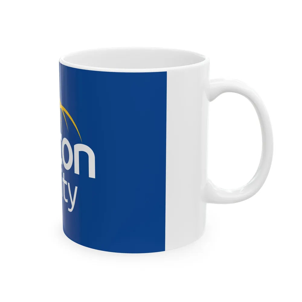 Flag of Layton Utah (United States) White Coffee Mug - Go Mug Yourself