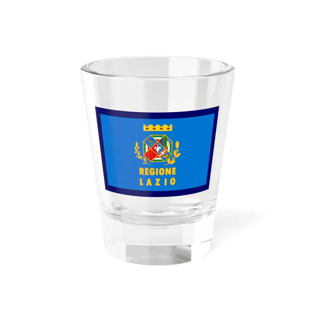 Flag of Lazio 1995 (Italy) Shot Glass 1.5oz 1.5oz - Go Mug Yourself