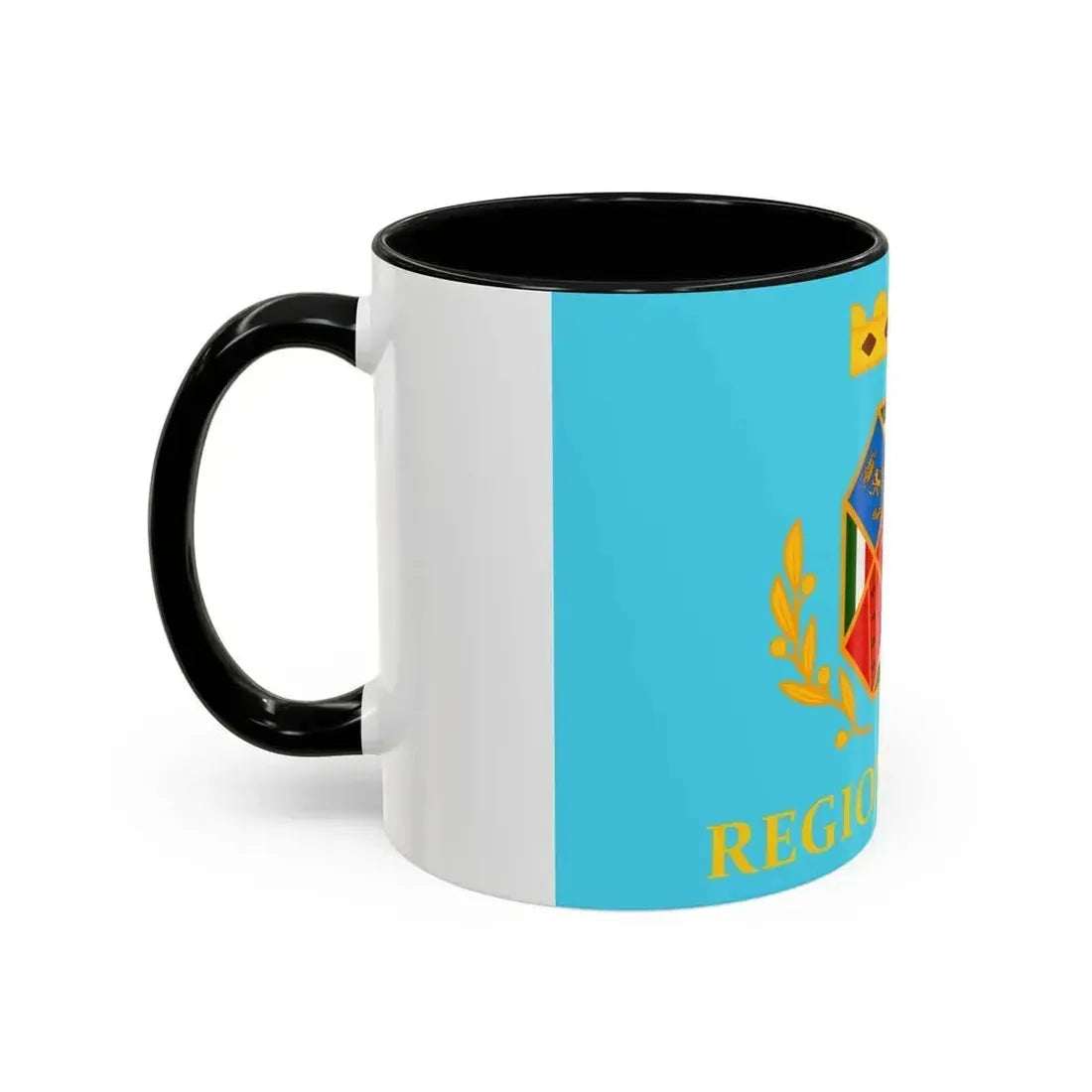 Flag of Lazio Italy - Accent Coffee Mug - Go Mug Yourself