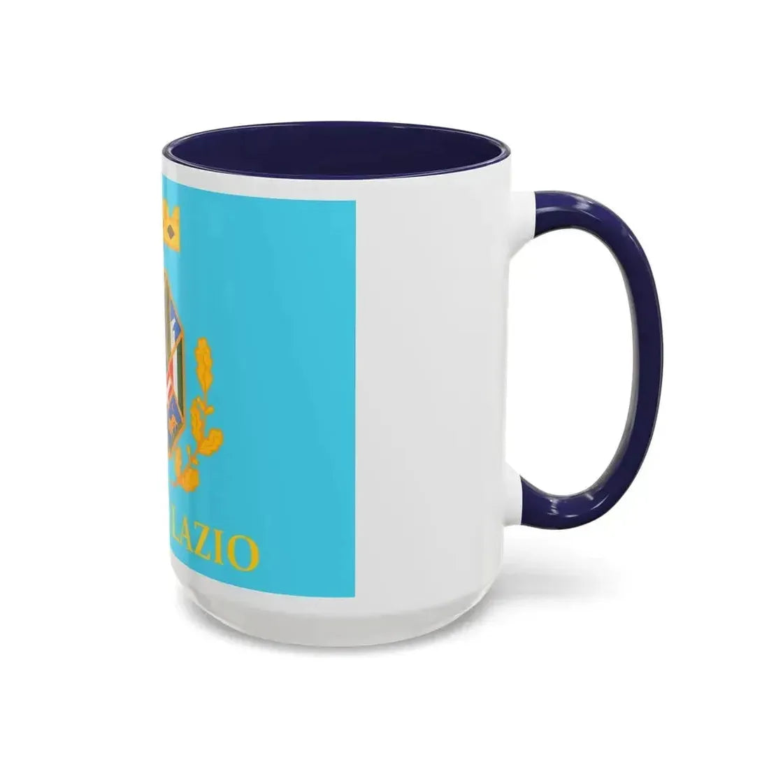 Flag of Lazio Italy - Accent Coffee Mug - Go Mug Yourself