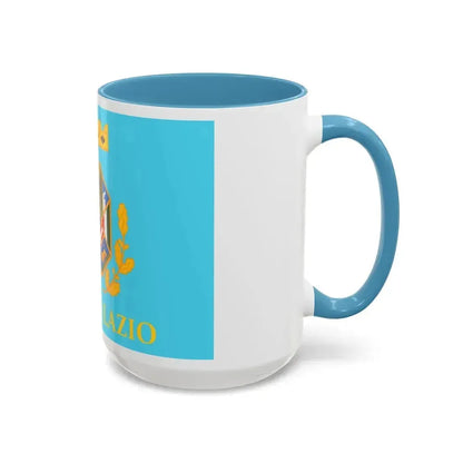 Flag of Lazio Italy - Accent Coffee Mug - Go Mug Yourself