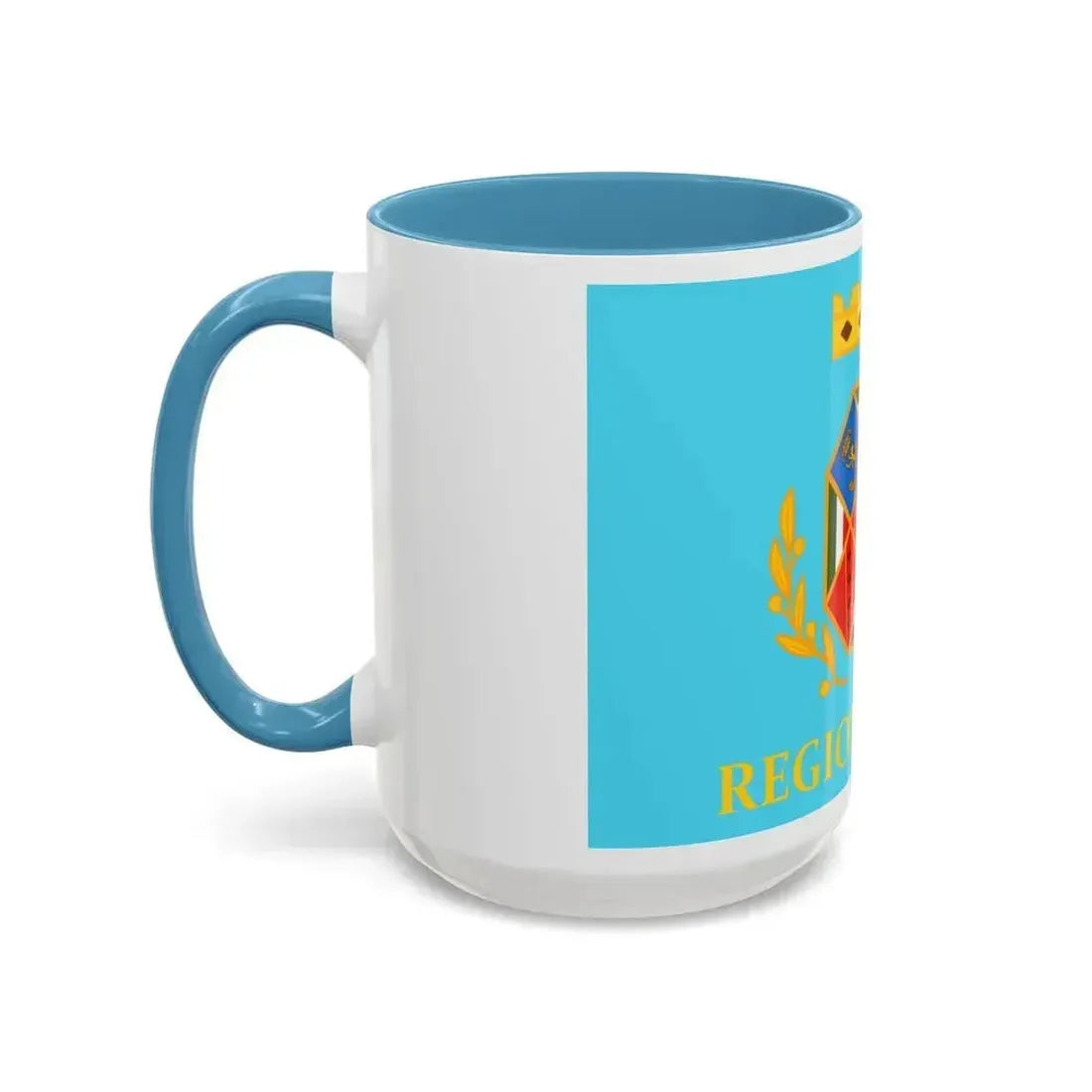 Flag of Lazio Italy - Accent Coffee Mug - Go Mug Yourself