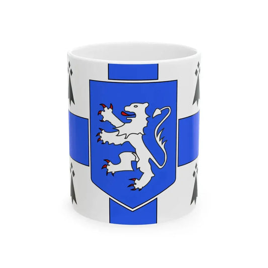 Flag of Le Juch (France) White Coffee Mug 11oz - Go Mug Yourself