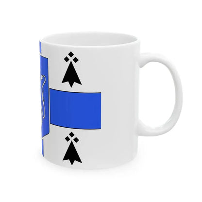 Flag of Le Juch (France) White Coffee Mug - Go Mug Yourself