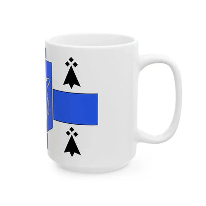 Flag of Le Juch (France) White Coffee Mug - Go Mug Yourself