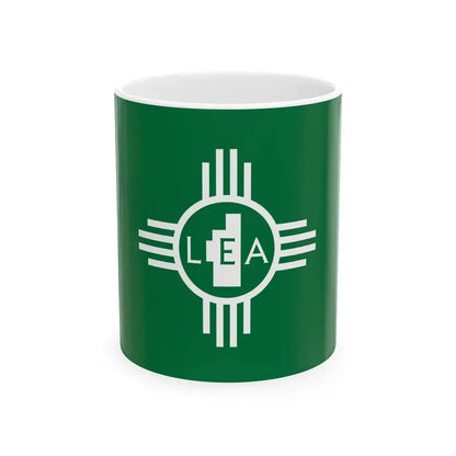 Flag of Lea County New Mexico (Mexico) White Coffee Mug 11oz - Go Mug Yourself