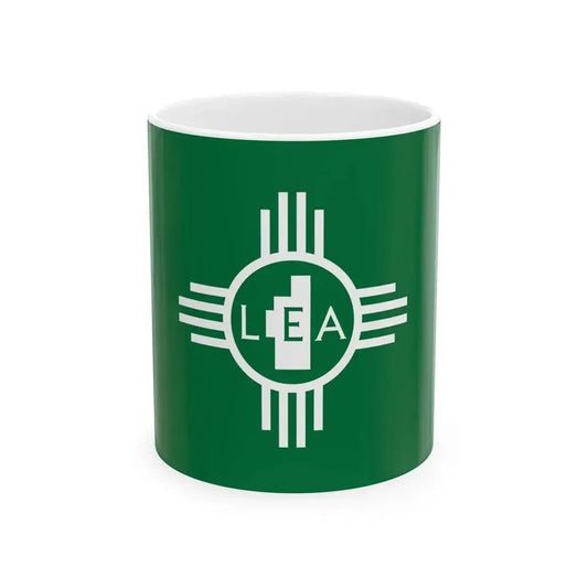 Flag of Lea County New Mexico (Mexico) White Coffee Mug 11oz - Go Mug Yourself