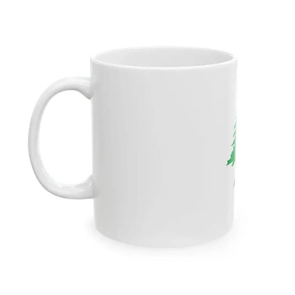 Flag of Lebanon 1918-1920 (Lebanon) White Coffee Mug - Go Mug Yourself