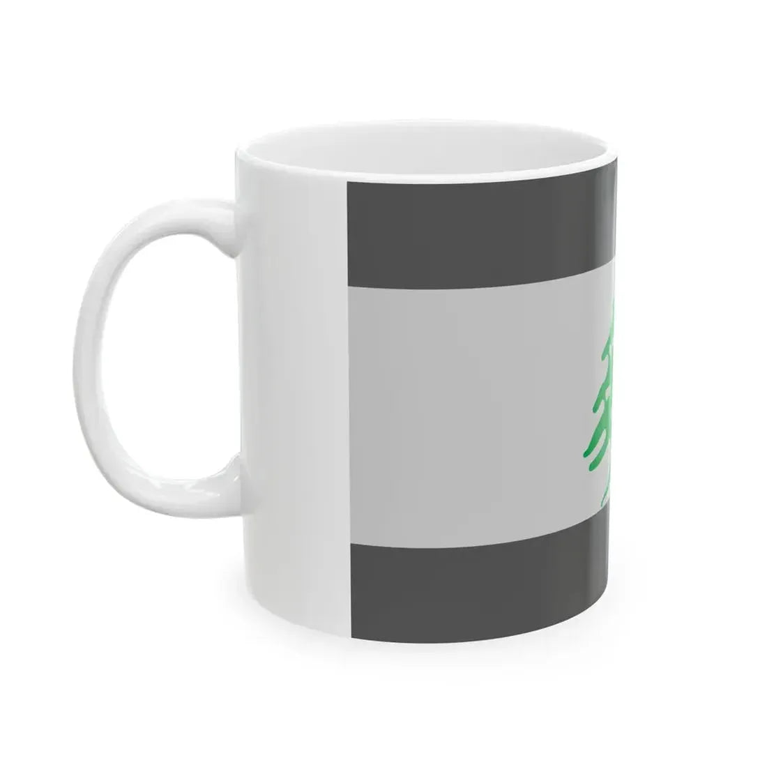 Flag of Lebanon - Cedar Tree (Lebanon) White Coffee Mug - Go Mug Yourself