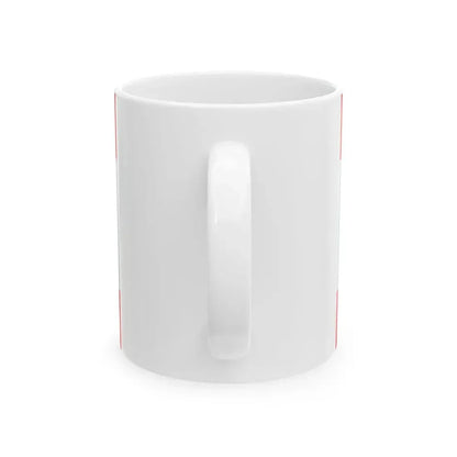 Flag of Lebanon - Red (Lebanon) White Coffee Mug - Go Mug Yourself