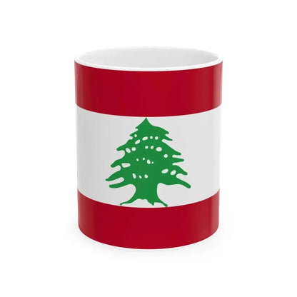 Flag of Lebanon WFB 2004 (Lebanon) White Coffee Mug 11oz - Go Mug Yourself