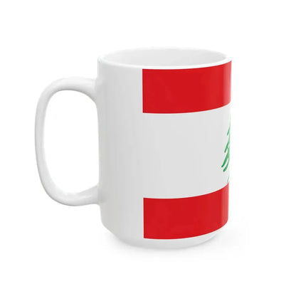 Flag of Lebanon WFB (Lebanon) White Coffee Mug - Go Mug Yourself
