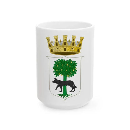 Flag of Lecce (Italy) White Coffee Mug 15oz - Go Mug Yourself
