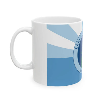Flag of Leelanau County Michigan (United States) White Coffee Mug - Go Mug Yourself