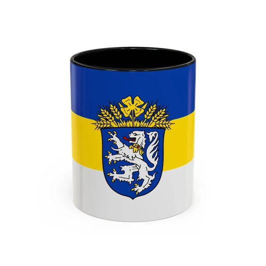 Flag of Leer Germany - Accent Coffee Mug 11oz Black - Go Mug Yourself