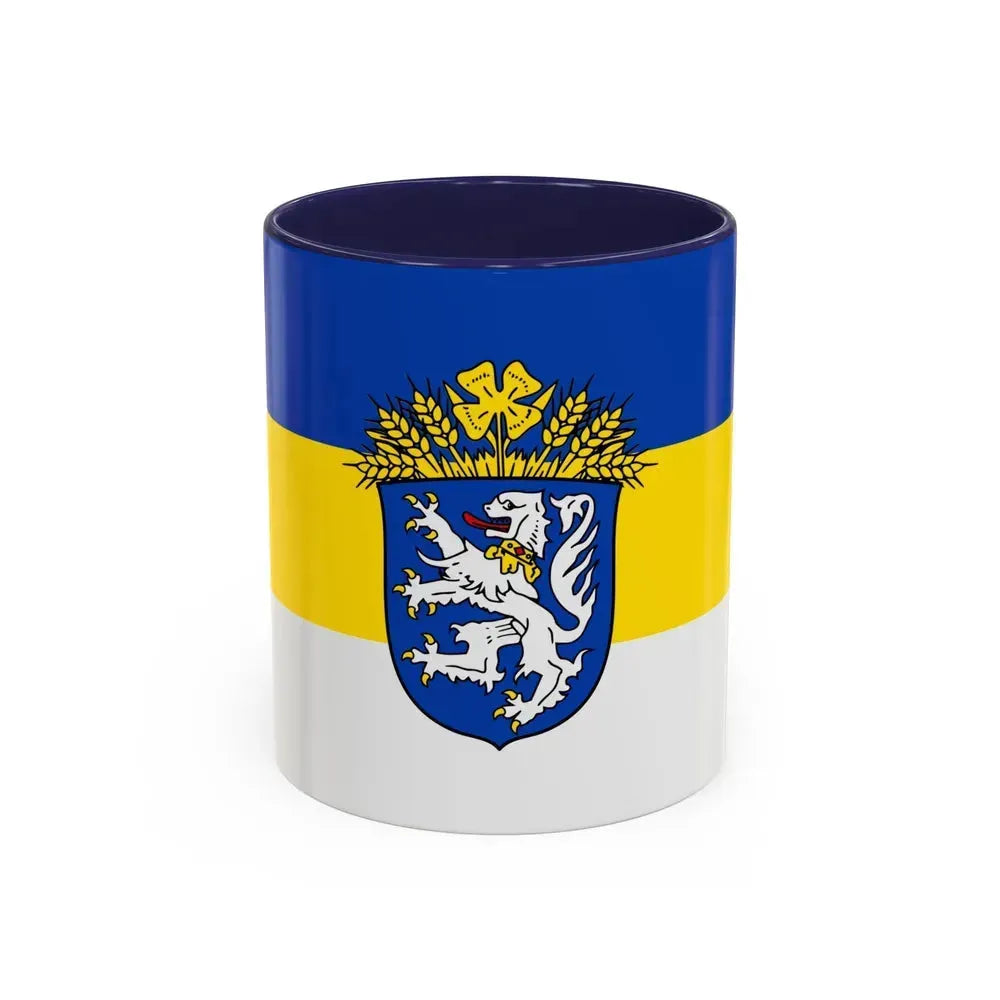 Flag of Leer Germany - Accent Coffee Mug 11oz Navy - Go Mug Yourself