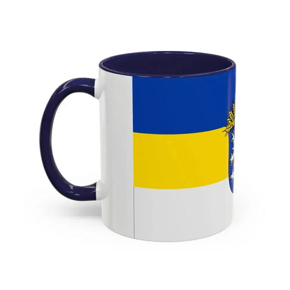 Flag of Leer Germany - Accent Coffee Mug - Go Mug Yourself