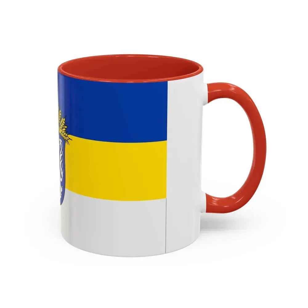 Flag of Leer Germany - Accent Coffee Mug - Go Mug Yourself