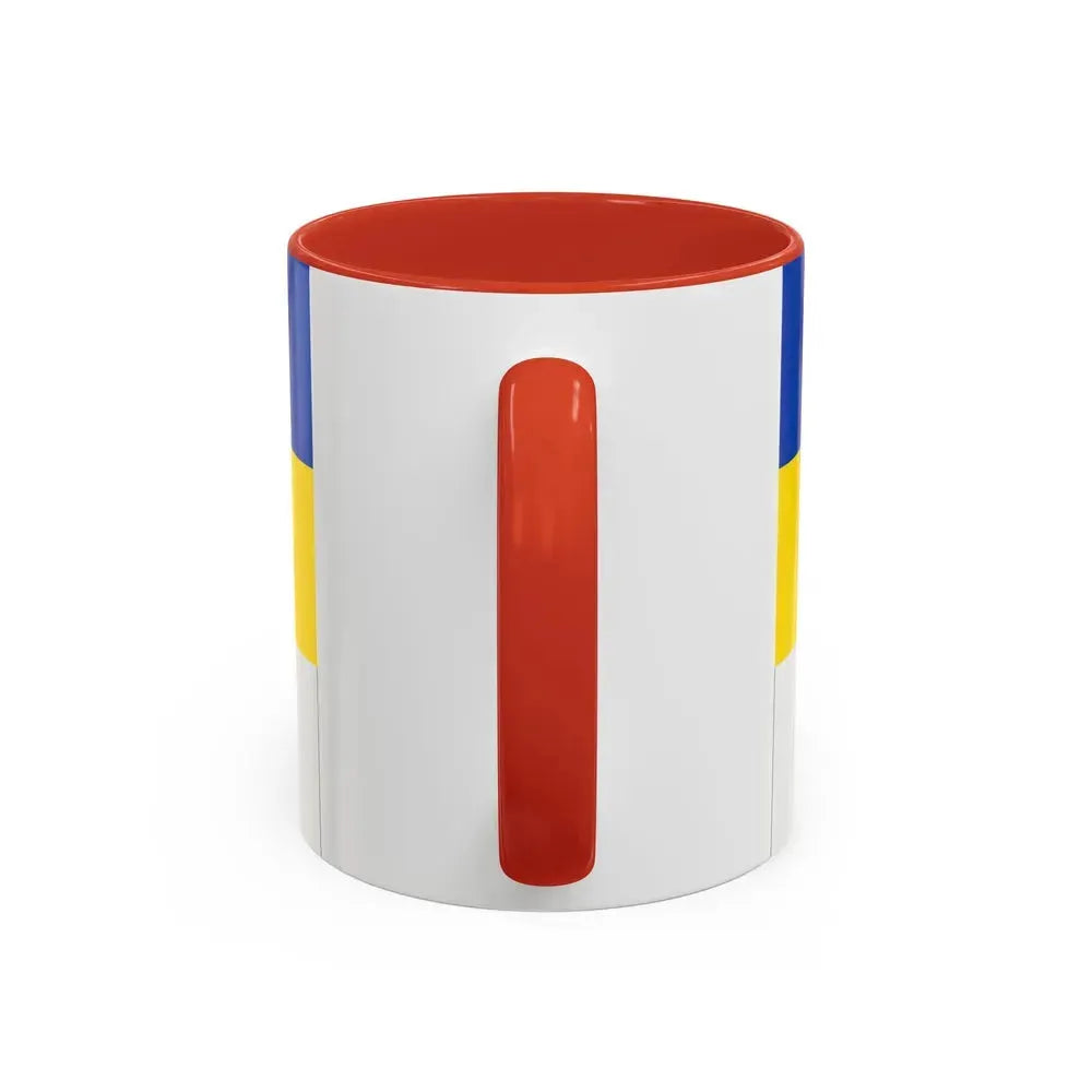 Flag of Leer Germany - Accent Coffee Mug - Go Mug Yourself