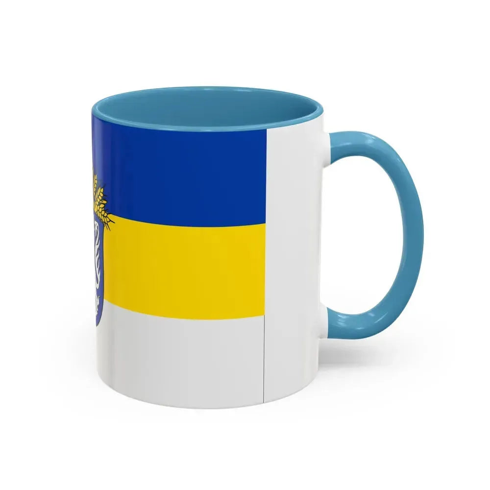 Flag of Leer Germany - Accent Coffee Mug - Go Mug Yourself