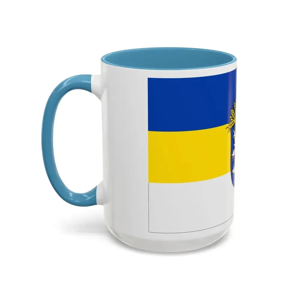 Flag of Leer Germany - Accent Coffee Mug - Go Mug Yourself