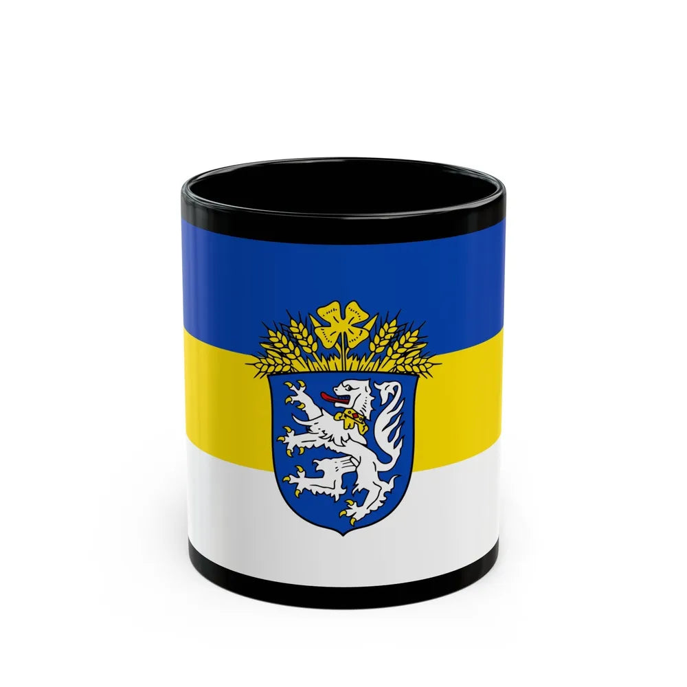 Flag of Leer Germany - Black Coffee Mug-11oz-Go Mug Yourself