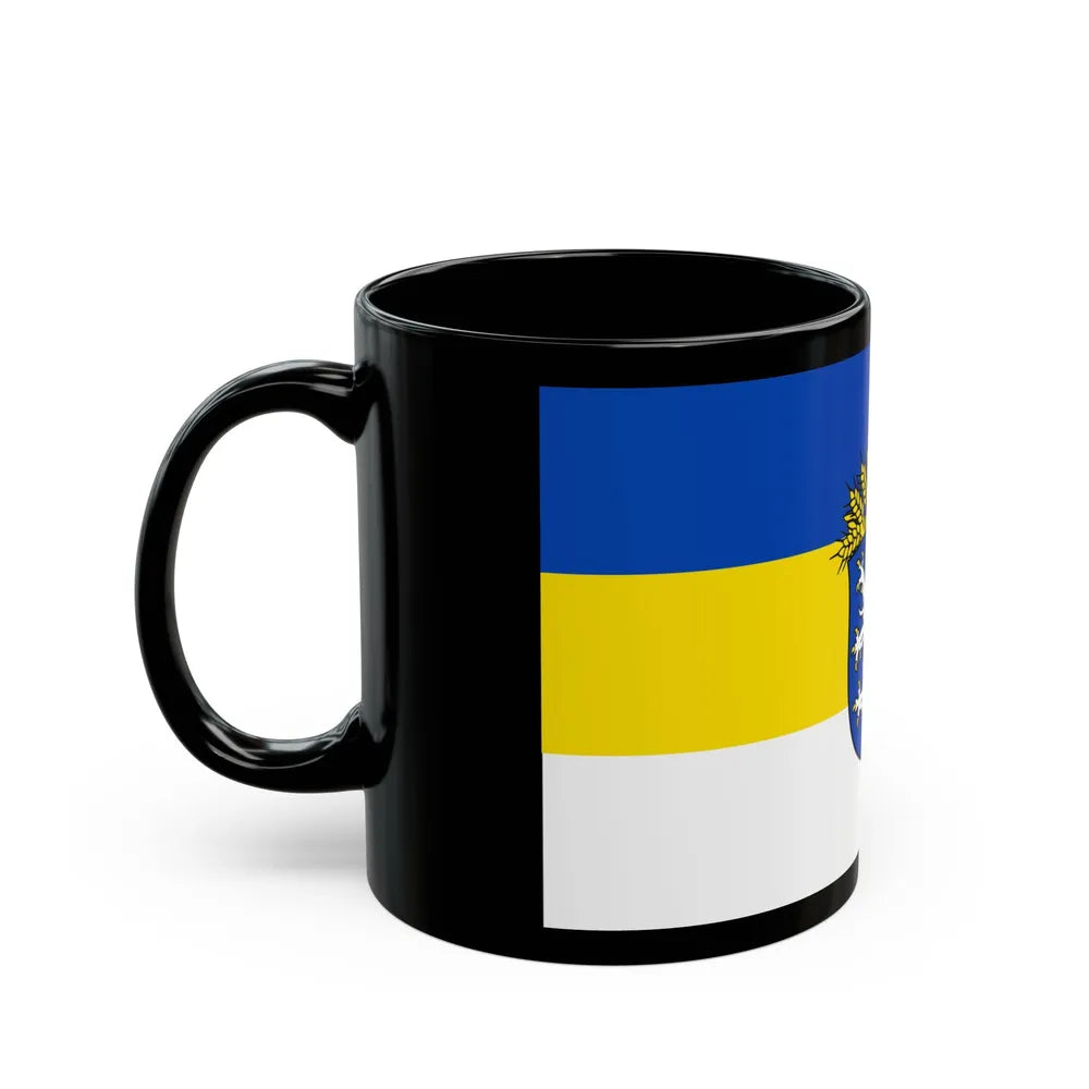 Flag of Leer Germany - Black Coffee Mug-Go Mug Yourself