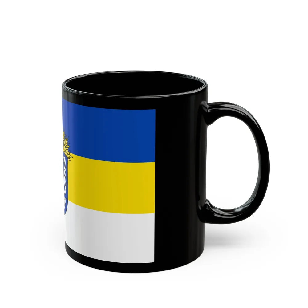 Flag of Leer Germany - Black Coffee Mug-Go Mug Yourself