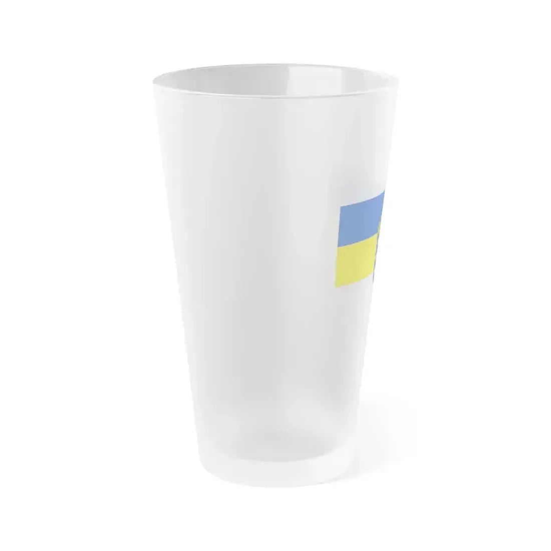Flag of Leer Germany - Frosted Pint Glass 16oz - Go Mug Yourself