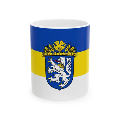 Flag of Leer Germany - White Coffee Mug-11oz-Go Mug Yourself