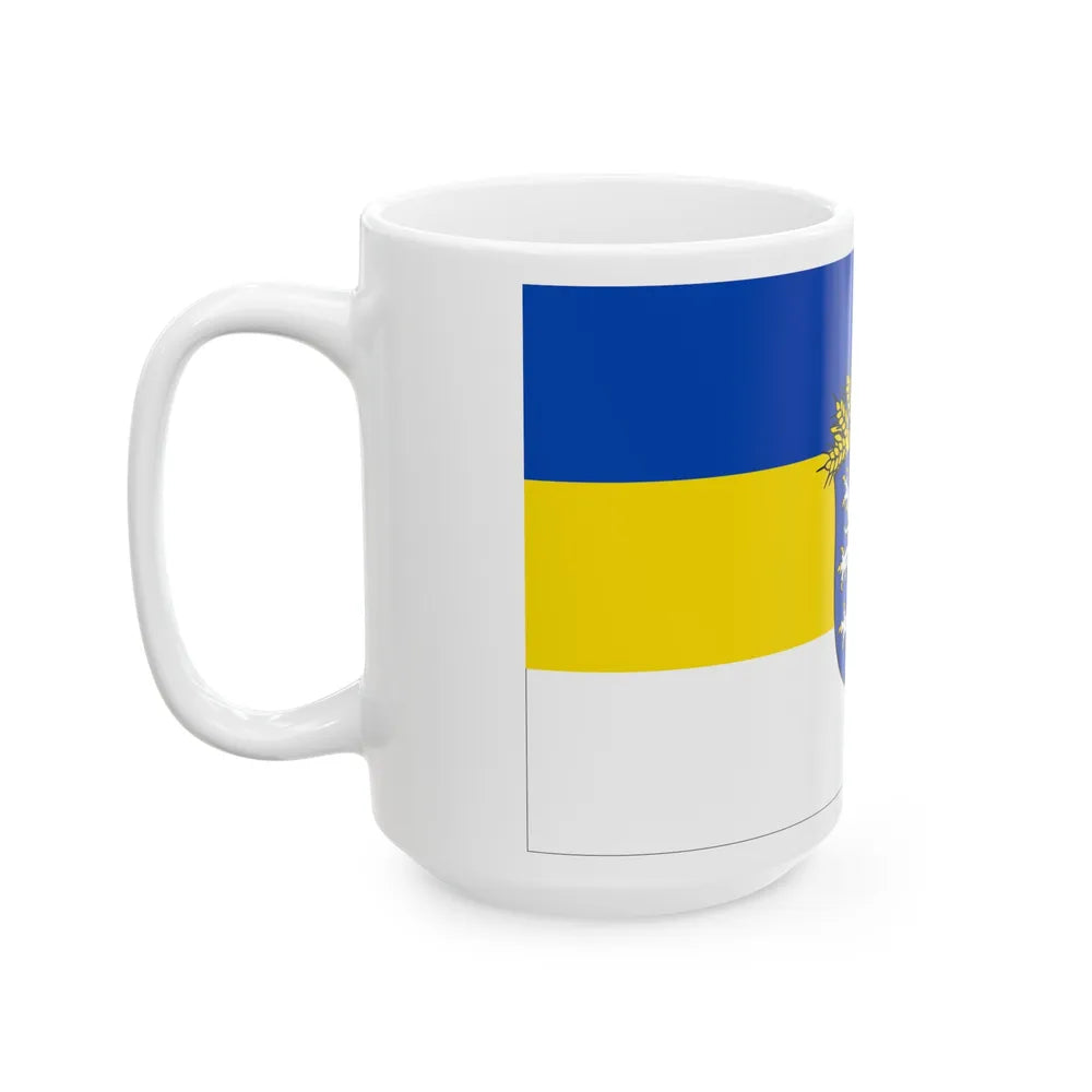 Flag of Leer Germany - White Coffee Mug-Go Mug Yourself