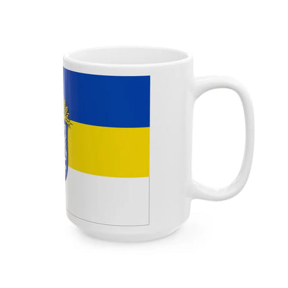 Flag of Leer Germany - White Coffee Mug-Go Mug Yourself