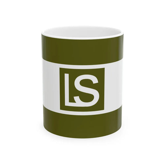 Flag of Lees Summit Missouri (United States) White Coffee Mug 11oz - Go Mug Yourself