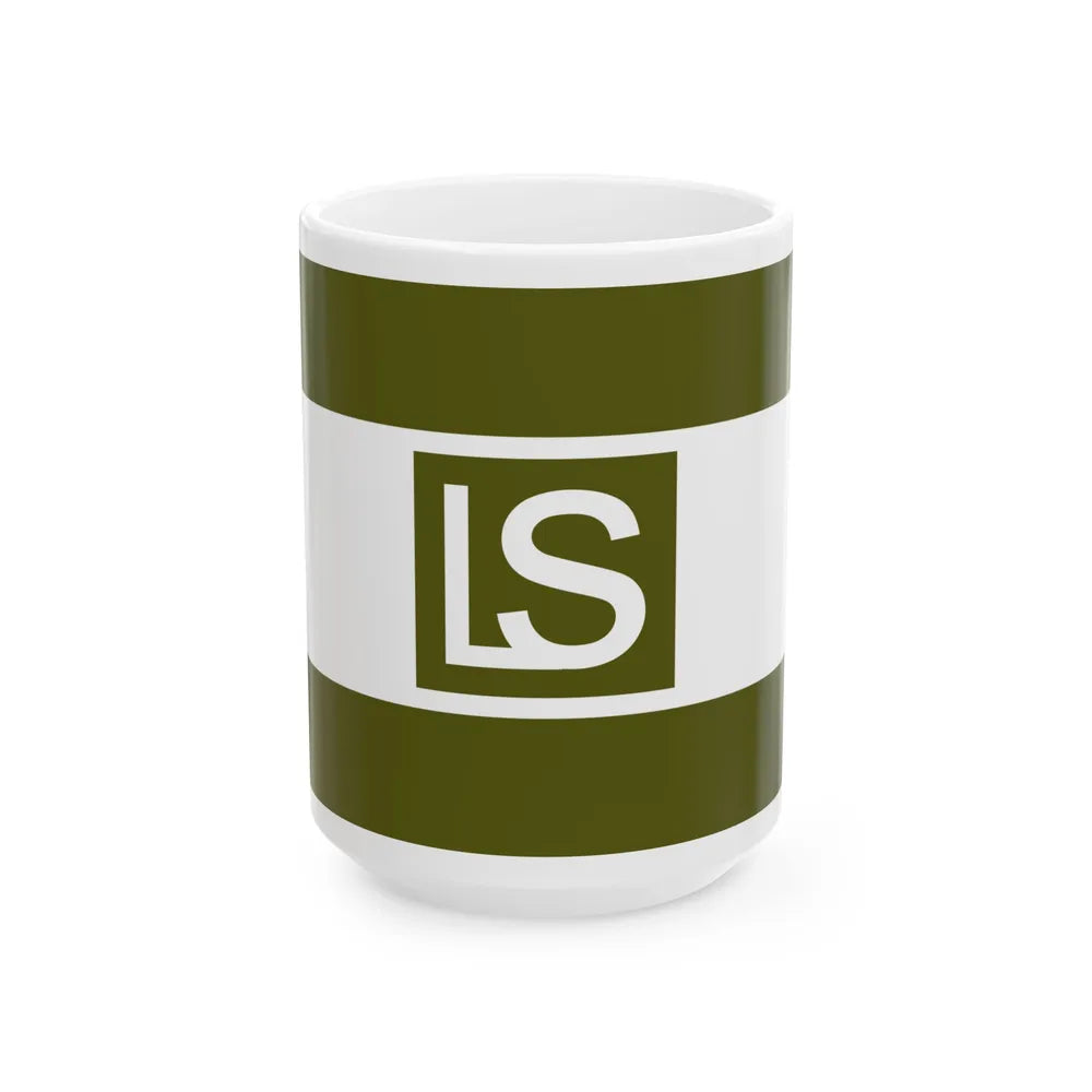 Flag of Lees Summit Missouri (United States) White Coffee Mug 15oz - Go Mug Yourself