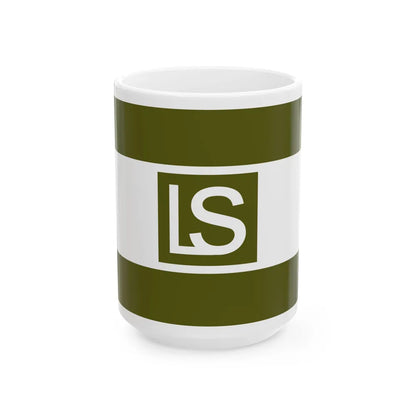 Flag of Lees Summit Missouri (United States) White Coffee Mug 15oz - Go Mug Yourself
