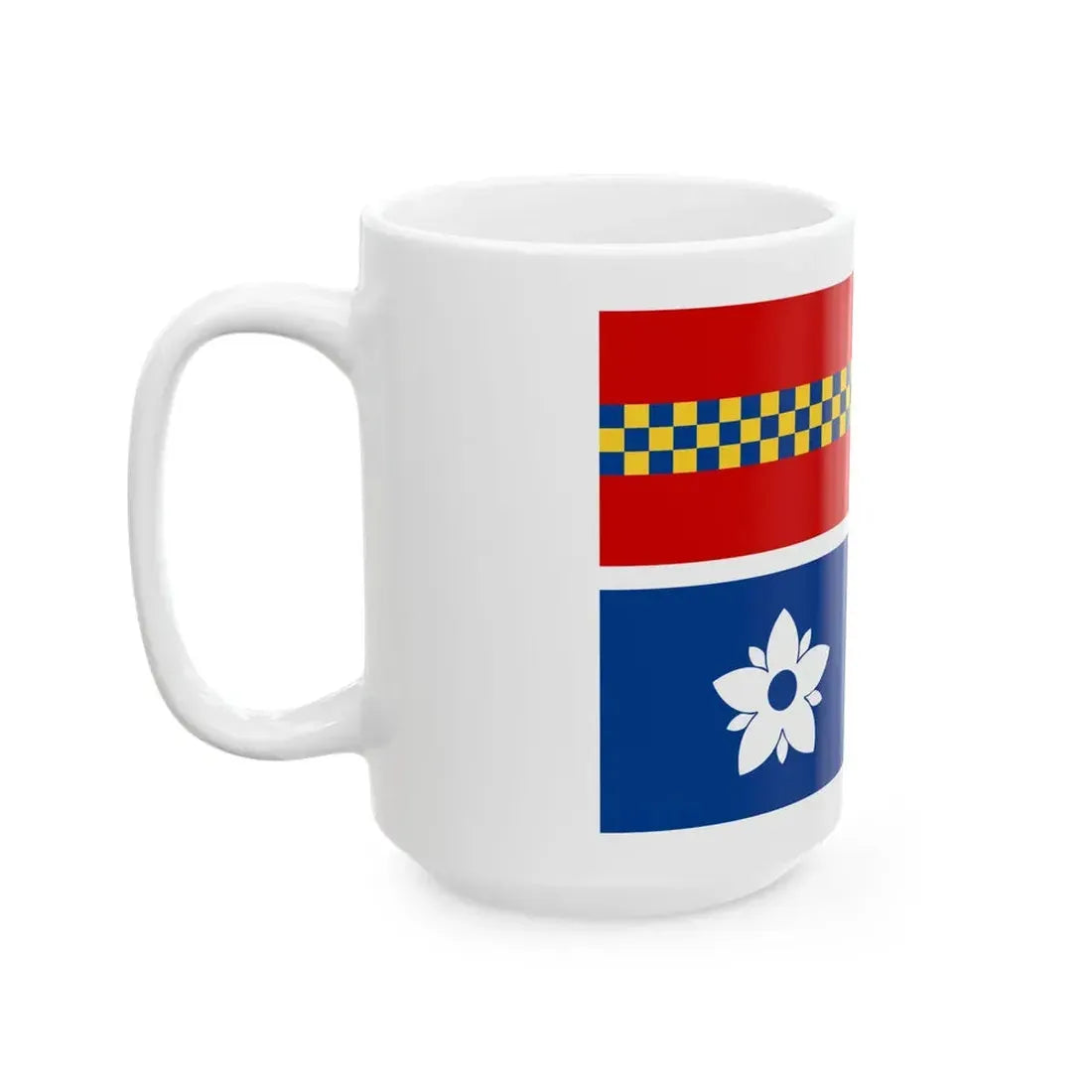 Flag of Leesburg Virginia (United States) White Coffee Mug - Go Mug Yourself