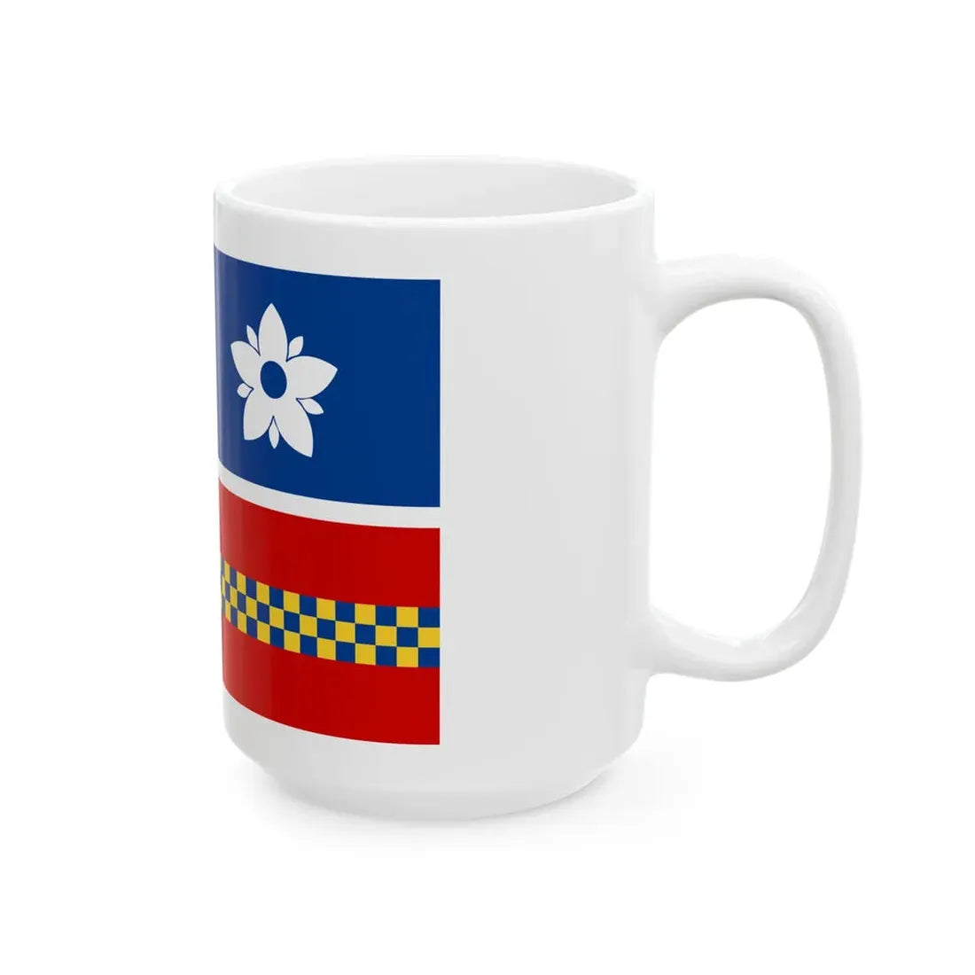 Flag of Leesburg Virginia (United States) White Coffee Mug - Go Mug Yourself