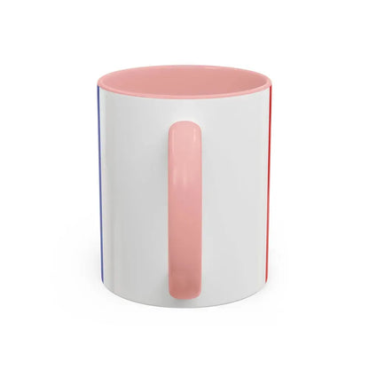 Flag of Leeuwarden the capital of the province of Friesland Netherlands - Accent Coffee Mug - Go Mug Yourself