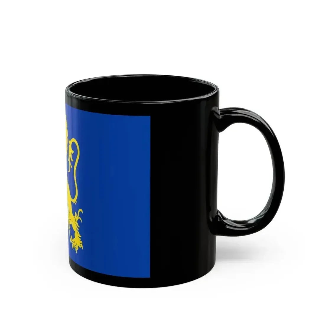 Flag of Leeuwarden the capital of the province of Friesland Netherlands - Black Coffee Mug - Go Mug Yourself