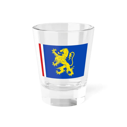 Flag of Leeuwarden the capital of the province of Friesland Netherlands - Shot Glass 1.5oz 1.5oz - Go Mug Yourself