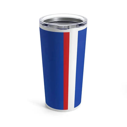 Flag of Leeuwarden the capital of the province of Friesland Netherlands - Tumbler 20oz - Go Mug Yourself