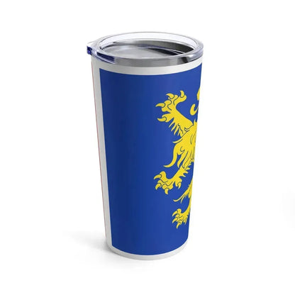 Flag of Leeuwarden the capital of the province of Friesland Netherlands - Tumbler 20oz - Go Mug Yourself