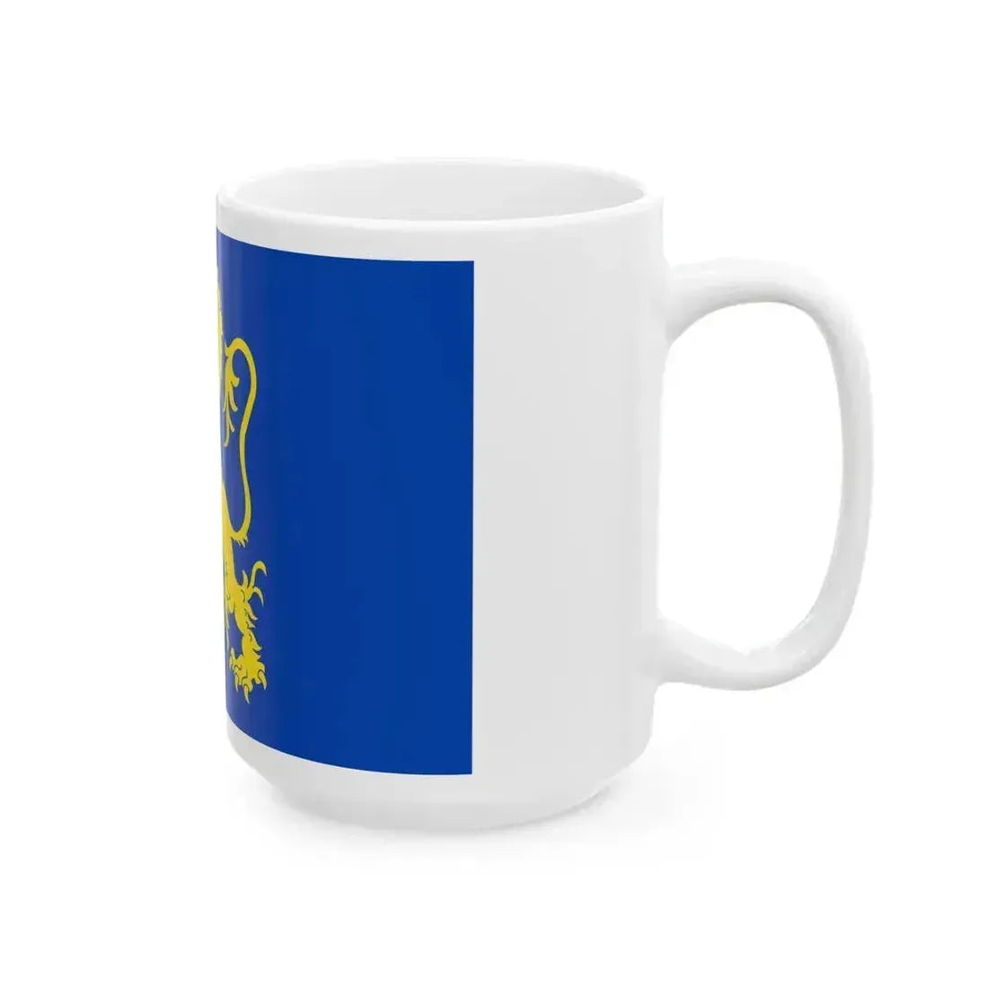 Flag of Leeuwarden the capital of the province of Friesland Netherlands - White Coffee Mug - Go Mug Yourself